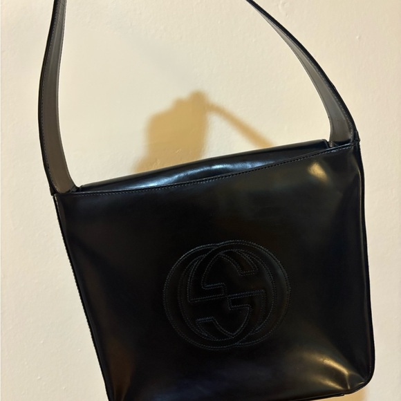 Gucci Black patent leather shoulder bag - Picture 7 of 17